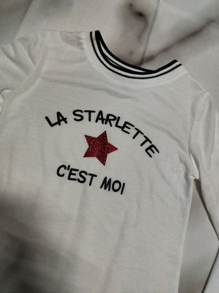 Tee shirt léger manche longue taille 8 ans - photo numéro 2