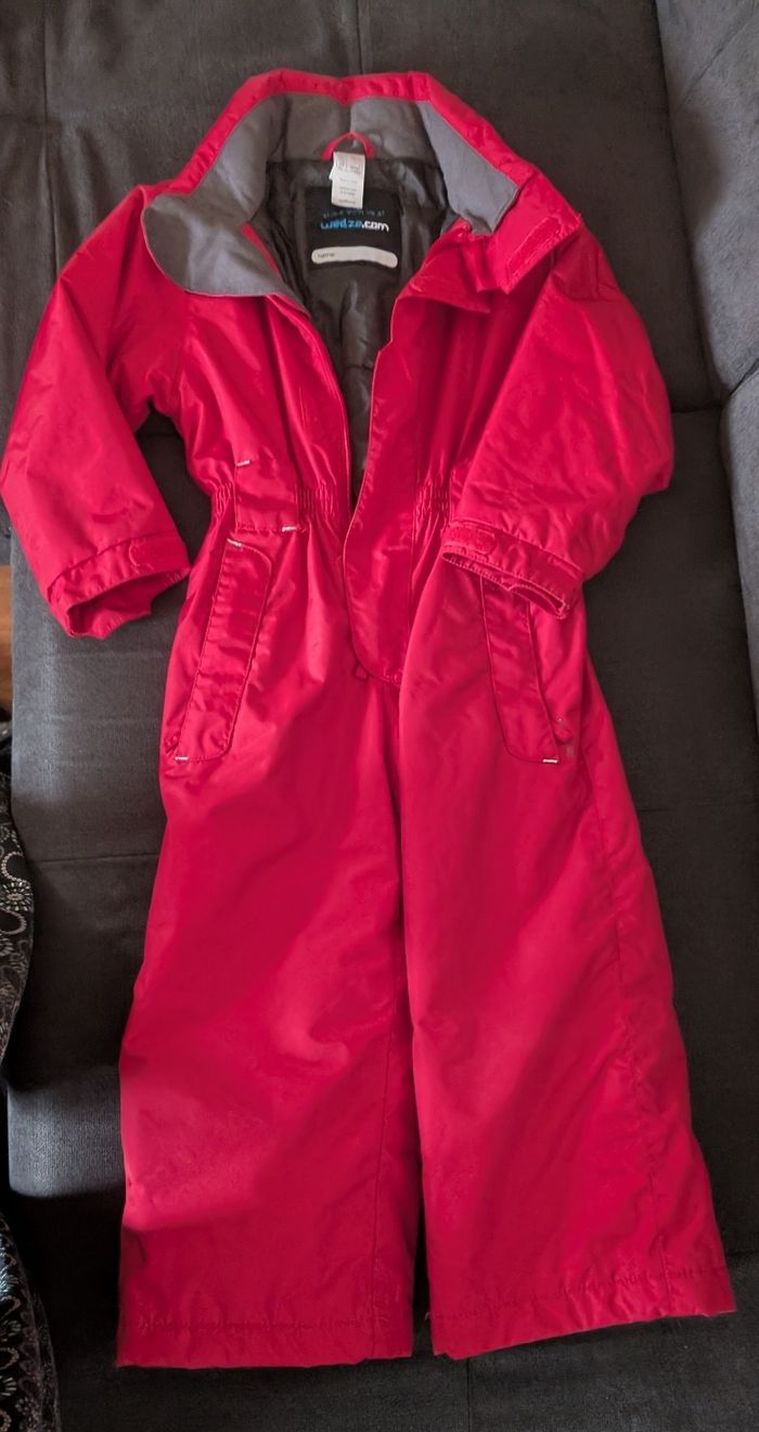 Combinaison de ski rouge