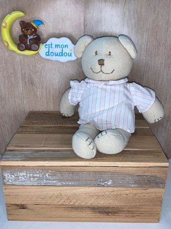 JAC36 doudou ours 🐻 JACADI