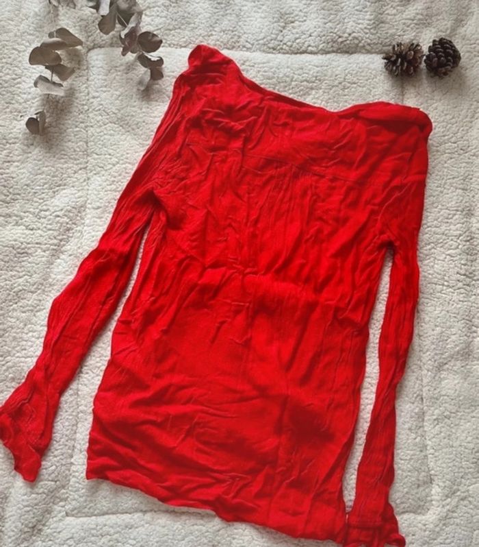 Blouse Promod rouge - photo numéro 4