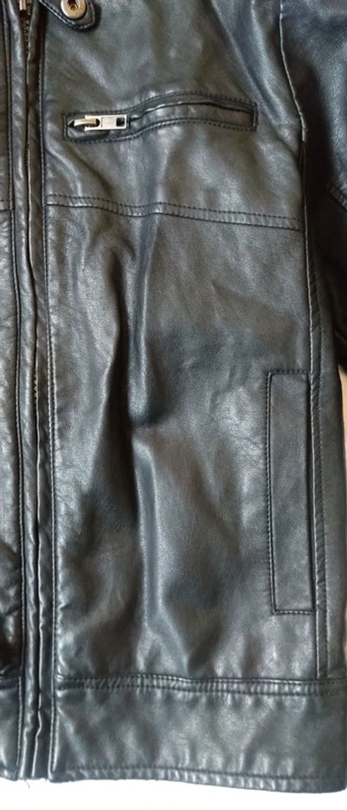 Blouson bombers avec capuche noir fille 10 ans NKY - photo numéro 9