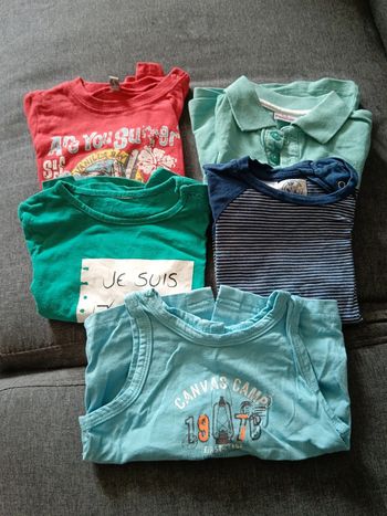 Lot t-shirt 9mois
