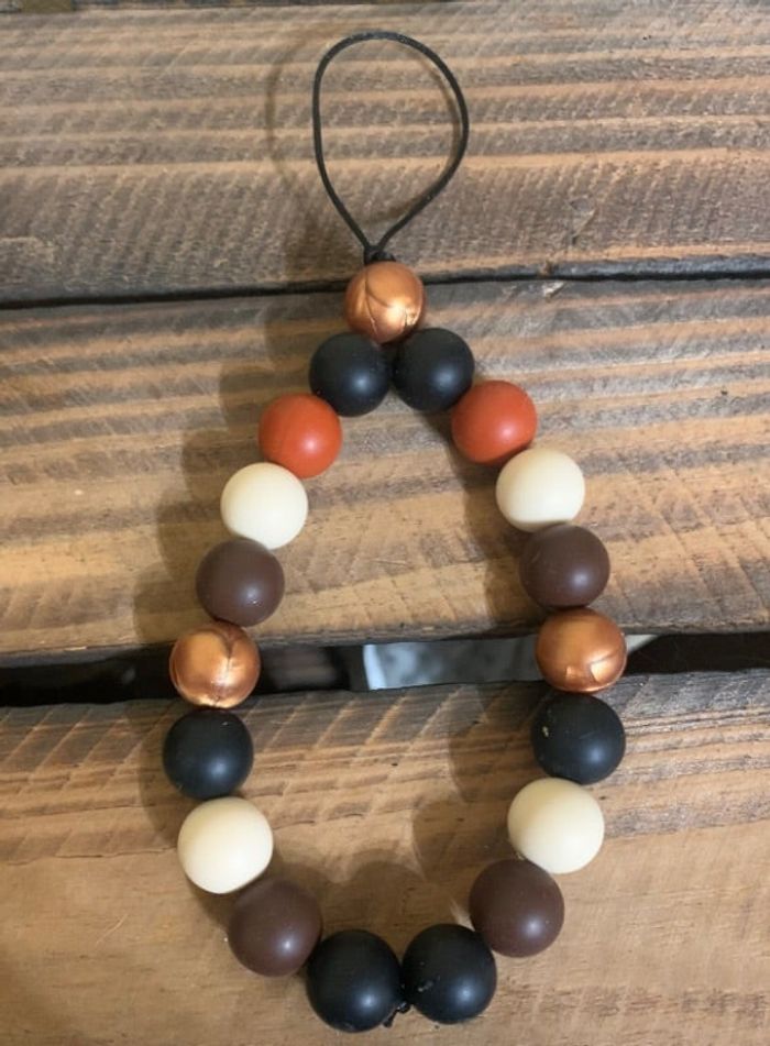 Bijou de portable avec des perles en silicone