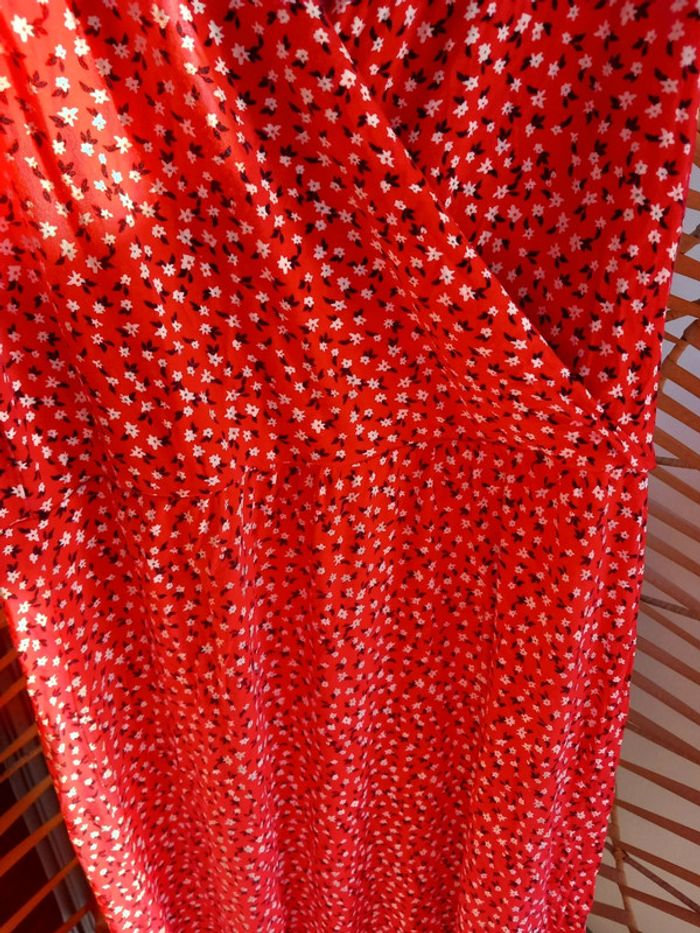 Robe longue motifs fleurie taille M - photo numéro 2