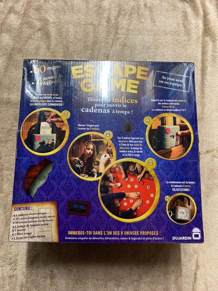 Jeu escape game neuf - photo numéro 2