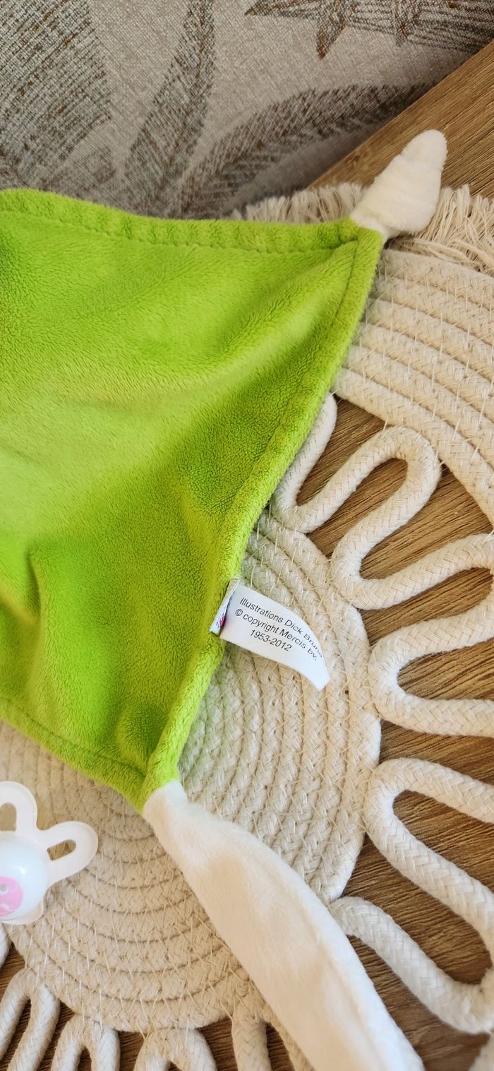 Doudou Lange Bébé Lapin Miffy - photo numéro 5