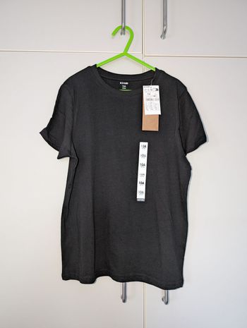 T-shirt Kiabi Basic Noir – Taille 10 Ans – NEUF