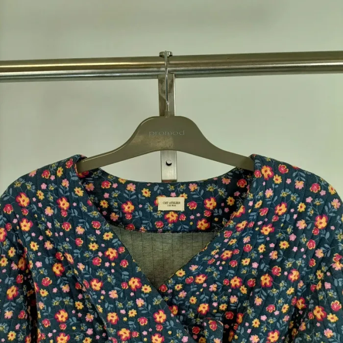 Veste matelassée enfant manches longues CMT Atelier enfant 8 ans, coton matelassé A338 - photo numéro 3