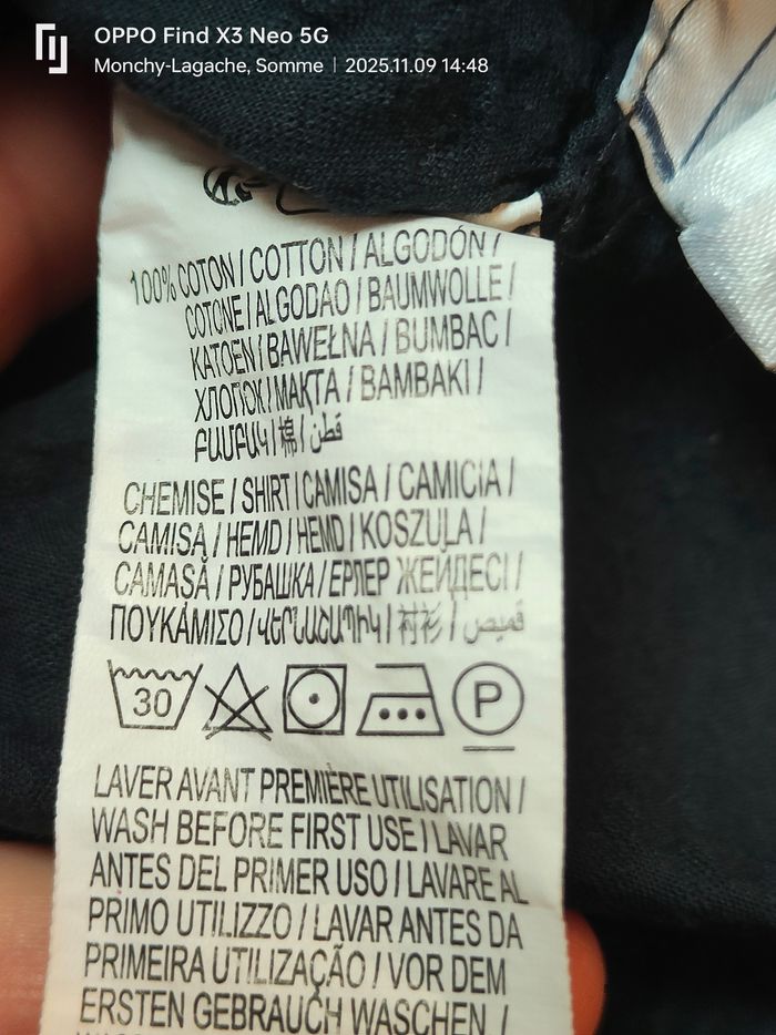 Chemise XL-eur 43-44 Kiabi Réduction jusqu'à -70% - photo numéro 2