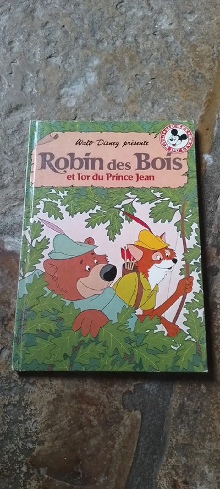 Livre Vintage Robin des Bois Disney - photo numéro 2