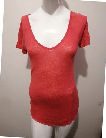 haut et t-shirt Zara corail taille S