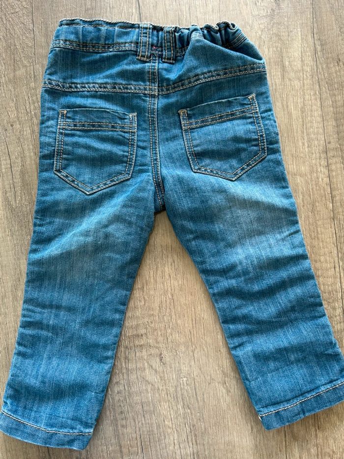 Lot 2 pantalon jean 9 mois - photo numéro 8