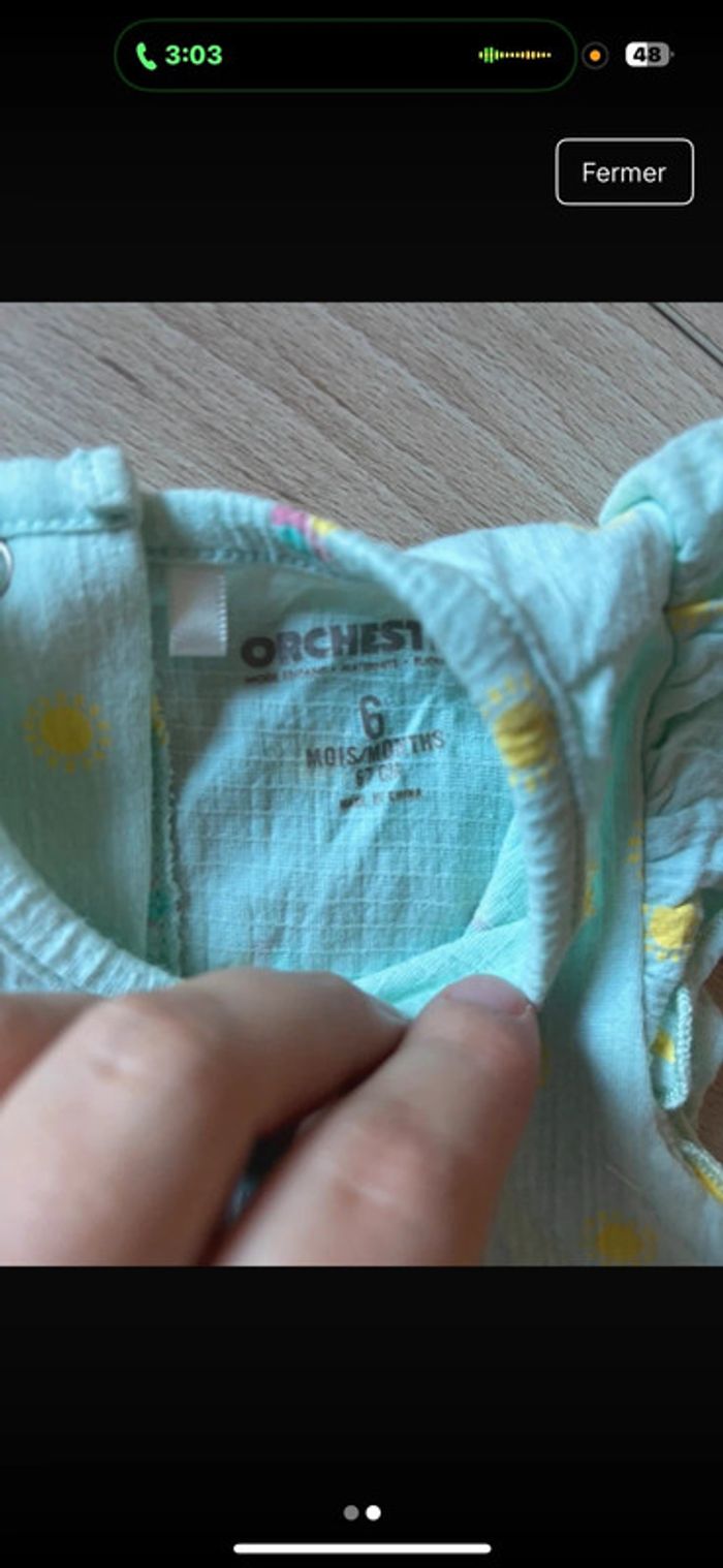 Robe body bébé fille - photo numéro 2