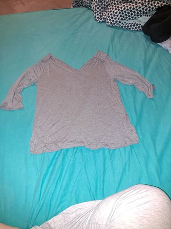 Blouse 3/4 Promod (gris), XL / 42 / 14