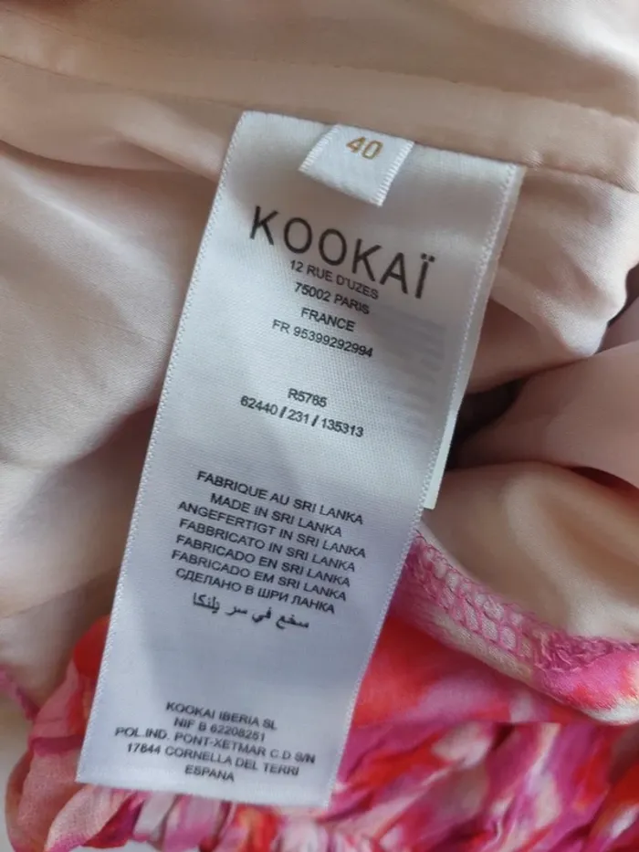 Robe d'été KOOKAÏ – 40 – Fuchsia – État : Excellent - photo numéro 6