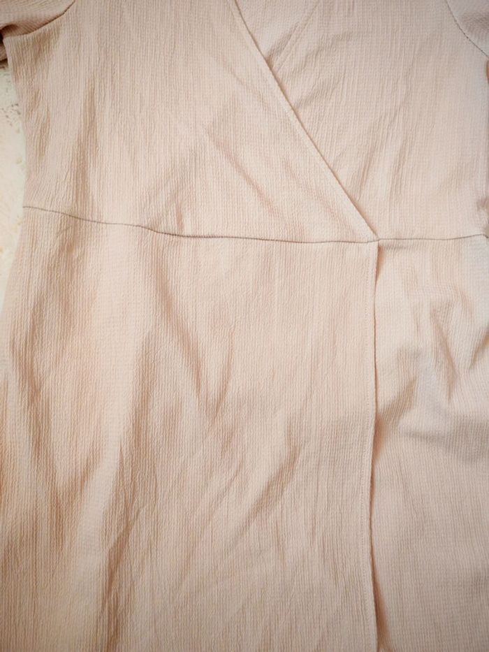Robe cache coeur mango beige 42 - photo numéro 5