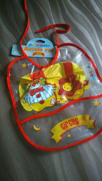 Bavoir pvc circus