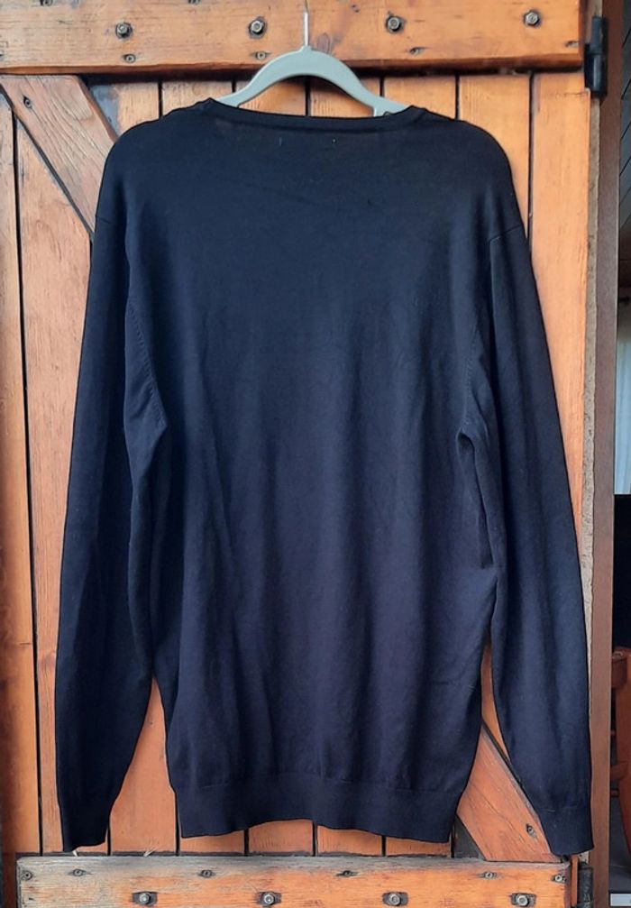 Pull homme noir Zara, taille S - photo numéro 2