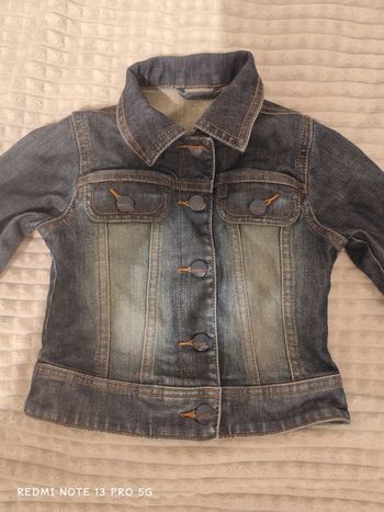 Veste en jean Mexx enfant  denim 100% coton – 3/4 ans (estimé)  très bon état