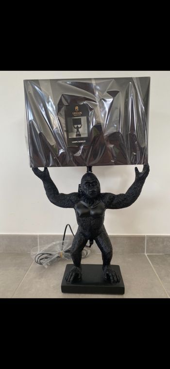 Lampe abat jour gorille