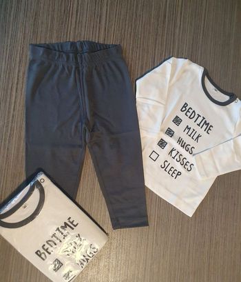 Lot de 2 pyjamas bébé Zeeman 🖤
