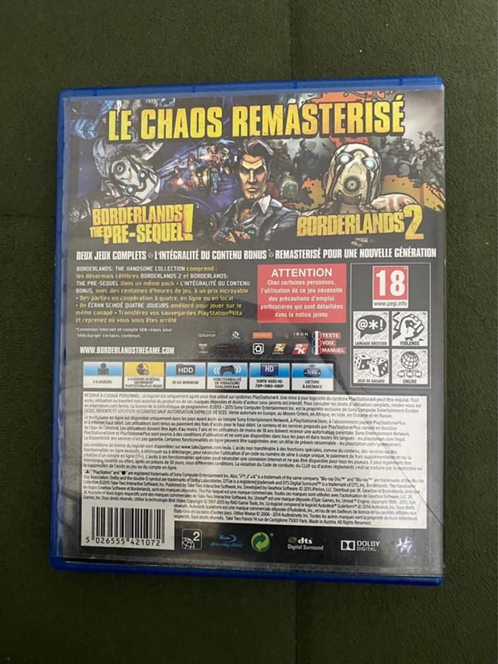 Borderlands handsome & 3 (PS4) - photo numéro 2