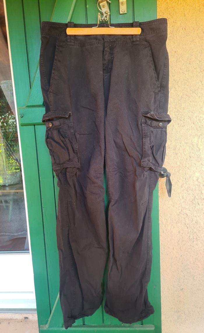 Pantalon. Homme. Noir. Poches cotés. Oxbow. Taille 46. - photo numéro 2