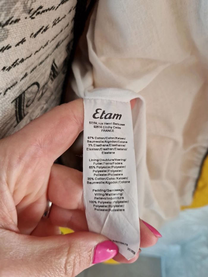 Jolie veste blazer Etam taille 36 - photo numéro 4