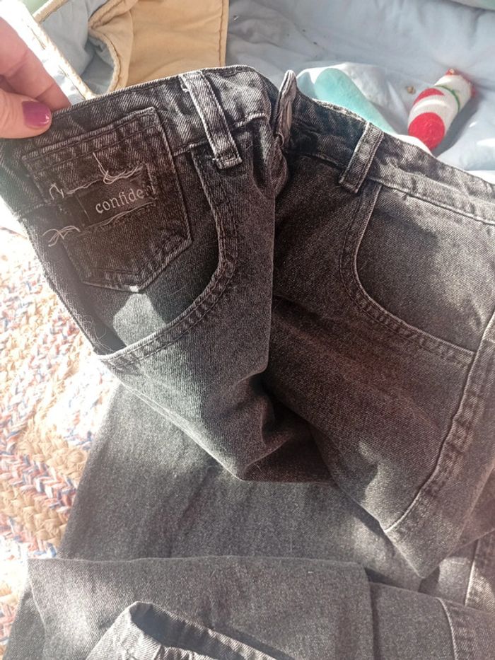 Lot de 2 jeans gris femme taille L - photo numéro 6