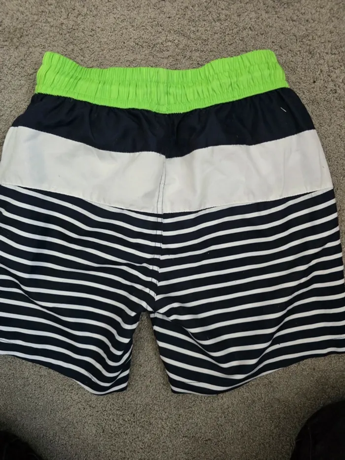 short de bain crocodile vert blanc noire Orchestra - photo numéro 2