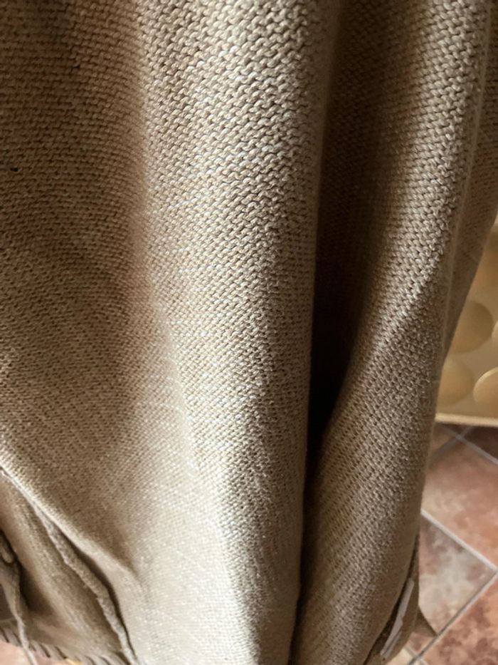 Sergent major gilet taille 8 ans couleur beige - photo numéro 6