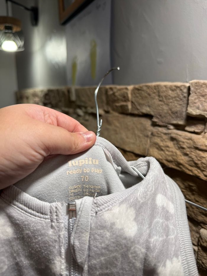 Gigoteuse grise à nuage lupilu 70cm 0-9 mois - photo numéro 2