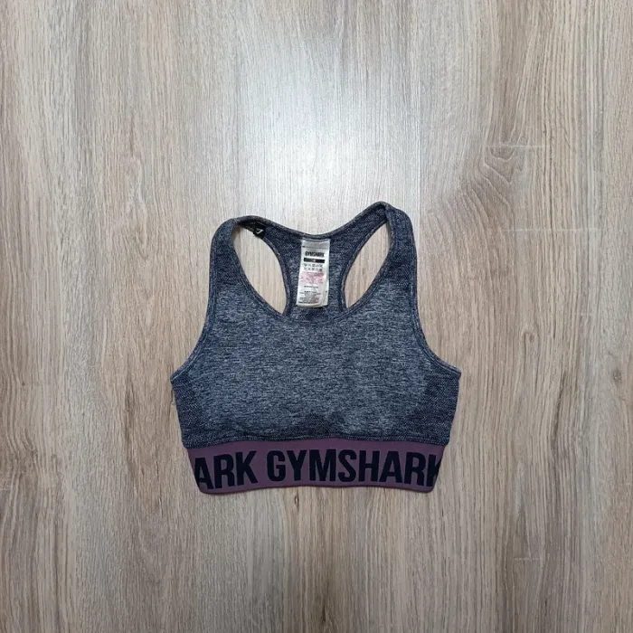 Brassière gymshark femme gris bleu s
