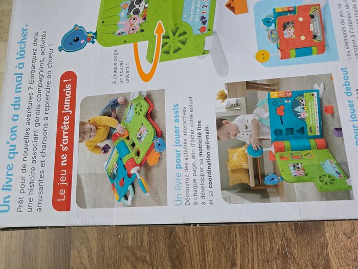 Jouet - FISHER PRICE - HCL05 - Cahier d'activités géant 2 en 1 - 3 niveaux d'apprentissage - Mixte - photo numéro 8