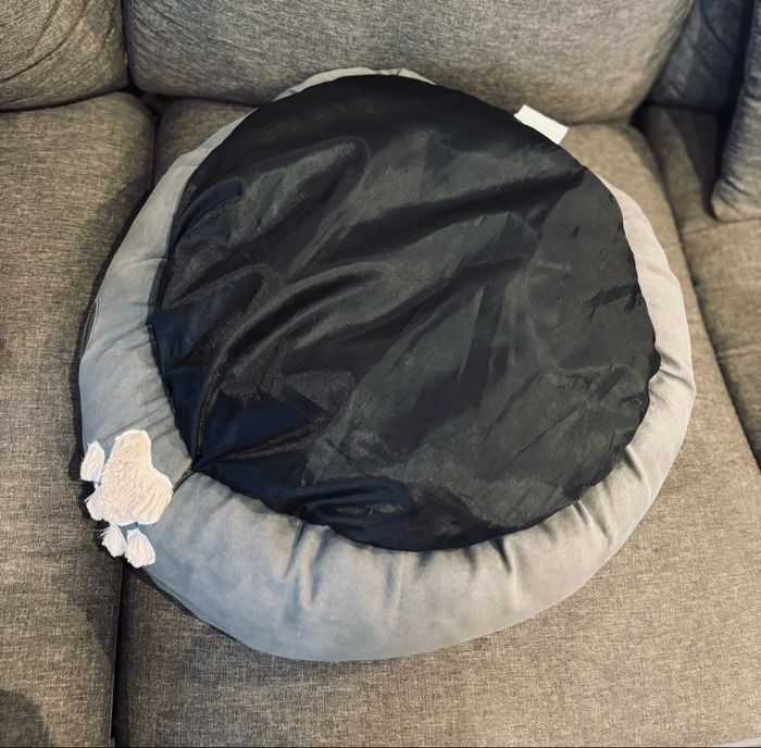 Panier en suédine fourrure 55 de diamètre pour animaux - photo numéro 2