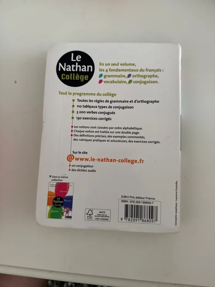 Livre le Nathan collège - photo numéro 3