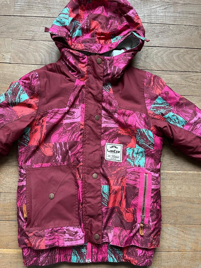 Veste de ski bordeaux Wed'ze 8 ans - photo numéro 4