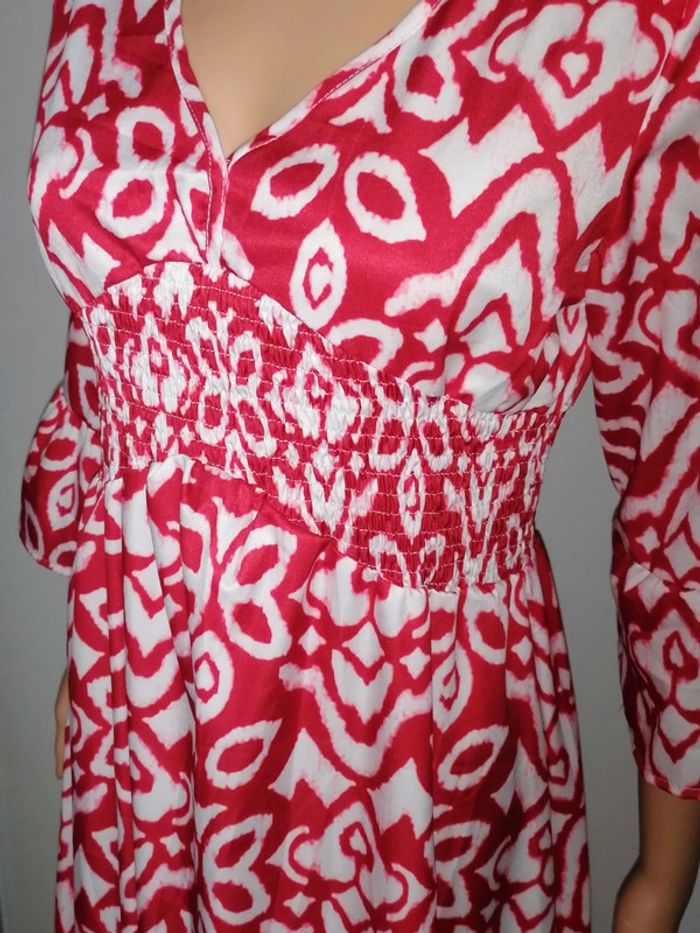 Longue robe rouge S - photo numéro 5