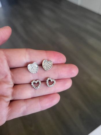 Boucles d'oreilles coeur