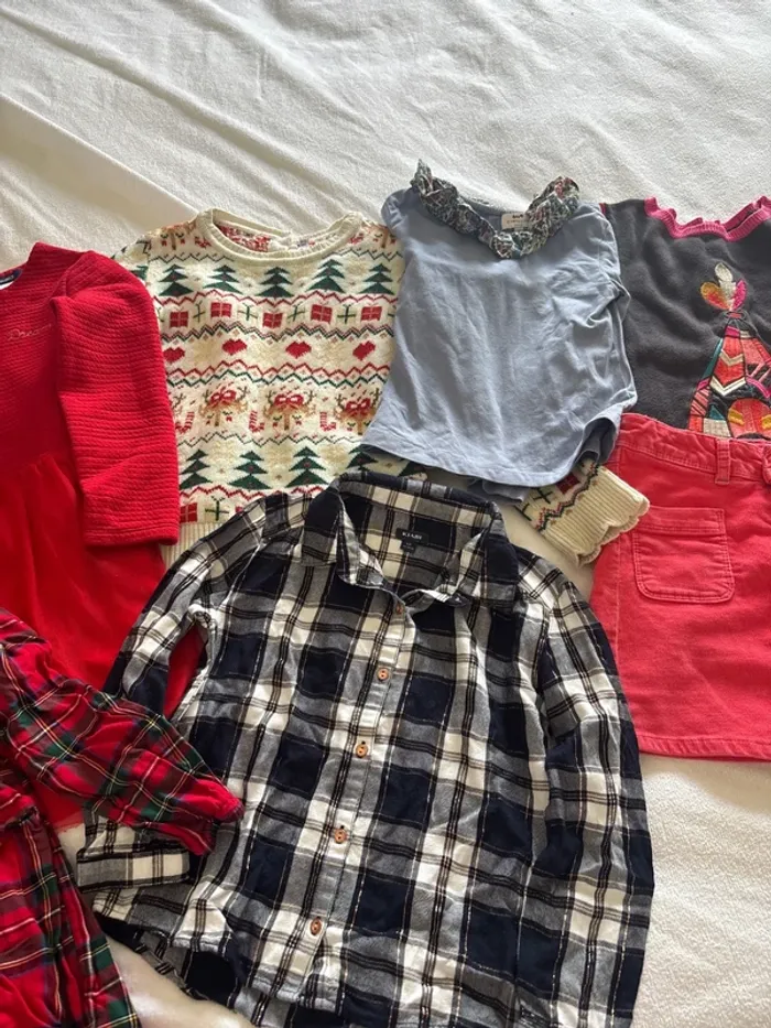 Box 10 vêtements fille 6 ans automne hiver - photo numéro 3