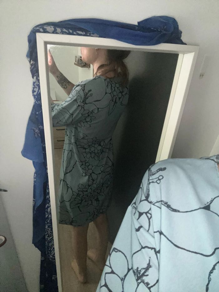 Robe bleu large taille s - photo numéro 4