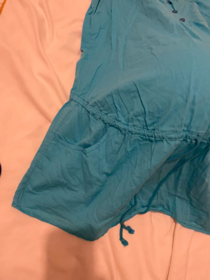 Tunique de grossesse bleu turquoise - photo numéro 2