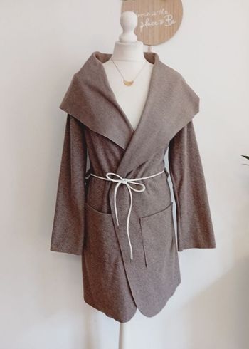 Pardessus léger petits carreaux 95% coton Made in Italy Taille 40/42