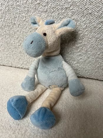 Peluche girafe bleue BabyNat