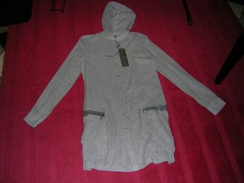 belle tunique gris cop copine neuve 36