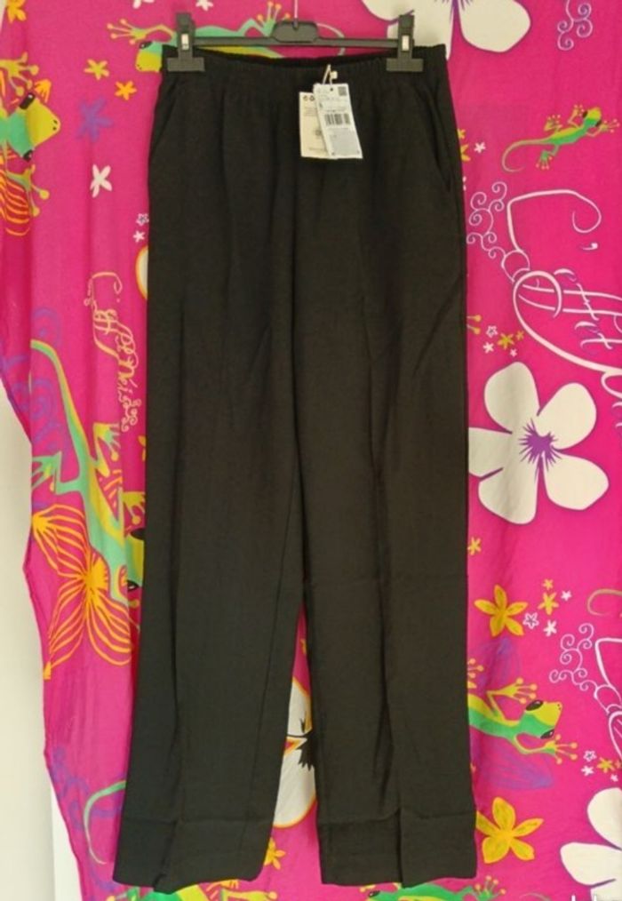 Pantalon fluide mango noir S neuf - photo numéro 2