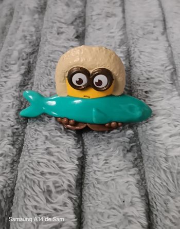 Figurine minion pêcheur macdonald 2019
