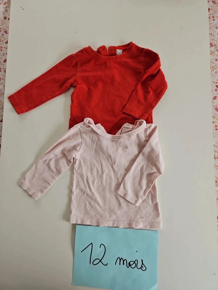 lot 2 pul dpam fille 12m