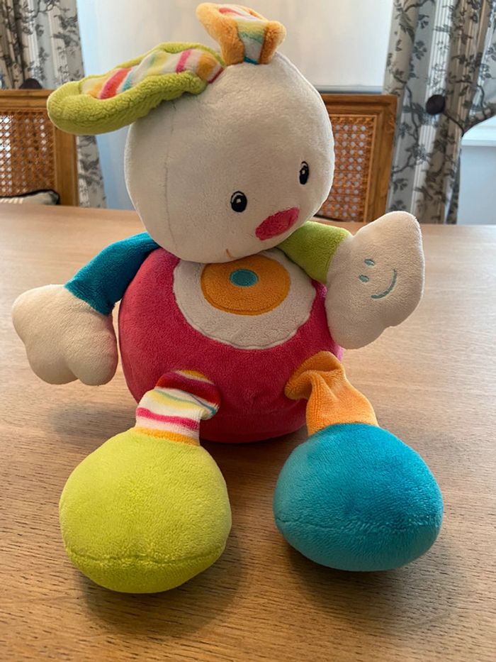Lapin coloré en velours BabySun