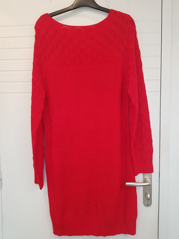 Robe pull rouge - photo numéro 8